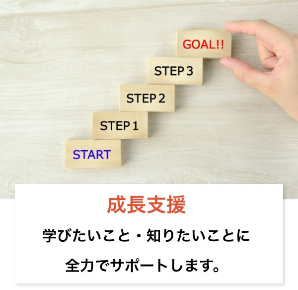 学びたいこと・知りたいことに全力でサポートします